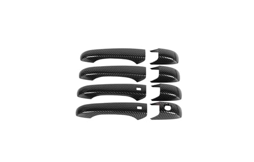 Cache poignée de porte Grand Cherokee protège contre les rayures, garniture noire extérieure