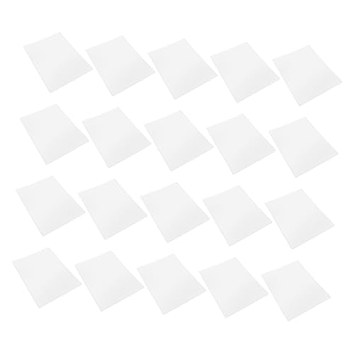 HOLIDYOYO 20個透明硬質カードスリーブ 書類 写真 ポストカード保護用 ビジネスカードホルダー 丈夫でクリアな印刷物収納ケース