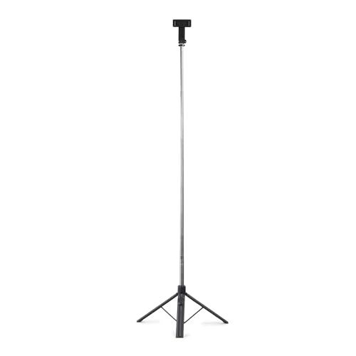 Image of Prolet 170cm Selfie Stick with Tripod, Bluetooth Selfie Stick Tripod, 170CM / 67inch Extra Long Selfie StickTripod Remote Control (Black, Remote Included, Without Light)-Black