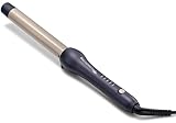 Bio Ionic GoldPro 1' Curling Wand, Blue, Moisture Heat Technology & 24K Gold MX, Long Barrel Ceramic Curling Iron with Adjustable Heat, Versatile Hair Curler for Long-Lasting Curls