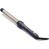 Bio Ionic GoldPro 1 Curling Wand, Blue, Moisture Heat Technology & 24K Gold MX, Ceramic Long Barrel with Adjustable Heat, Versatile Hair Curler for Long-Lasting Curls