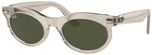 Ray-Ban RB2242 Sunglasses Bundle: RB 2242 138331 Wayfarer Oval Photo Waves Grey and Universal Anti-slip Silicone Leash