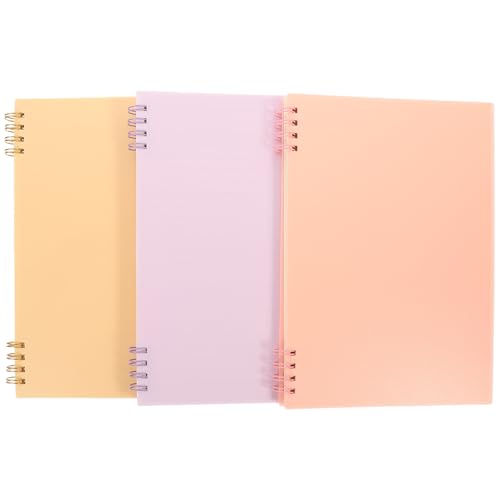 COHEALI �����p�b�h3���Z�b�g �X�p�C�����m�[�g �ƒ�p�v�����i�[ �\��Ǘ��L�^�p A5�T�C�Y ������ ��ǉ� ���s���N �ʐF�w�K�p������