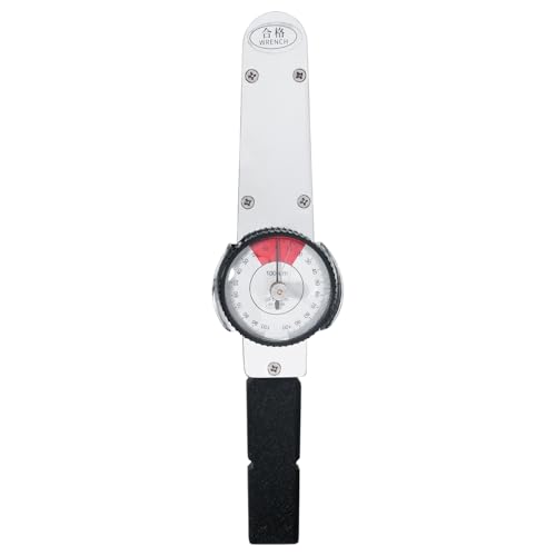 T2OL Dial Indicator Torque Wrench 2-Direction Cursor Spanner Wrench 0-100 N.m 1/2 Inch Drive Indicating Torque Meter for Auto Assembly Torque Testing