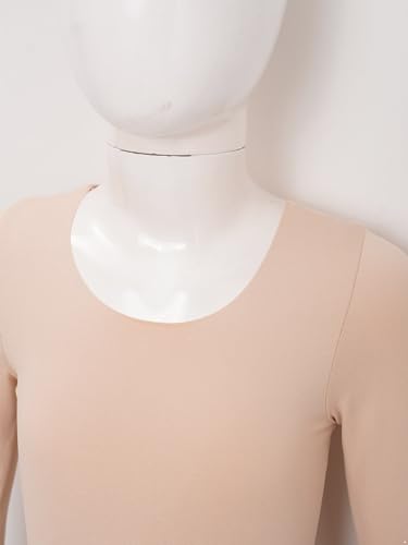 YEAHDOR Kids Winter Warm Top Girls Boys Long Sleeve Thermal Underwear Athletic Base Layers Gymnastic Yoga Workout Top4