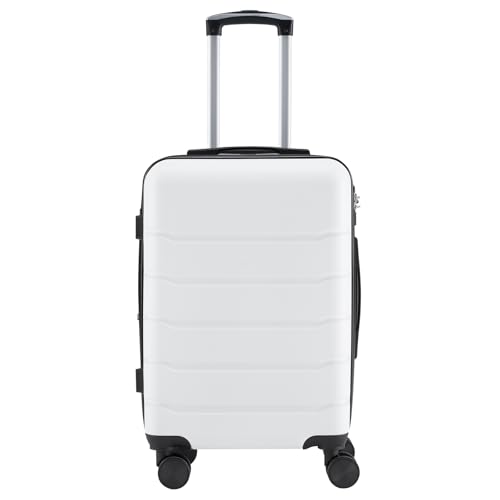 Sweetcrispy 20 Inch Carry-On Luggage, Hard Shell Expandable Suitcase with Spinner Wheels and TSA Lock, Lightweight Rolling Travel Carry On for Airline Approved Business and Weekend image 7