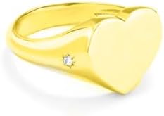 SECRECY Ring Sello Corazón Gold image 3
