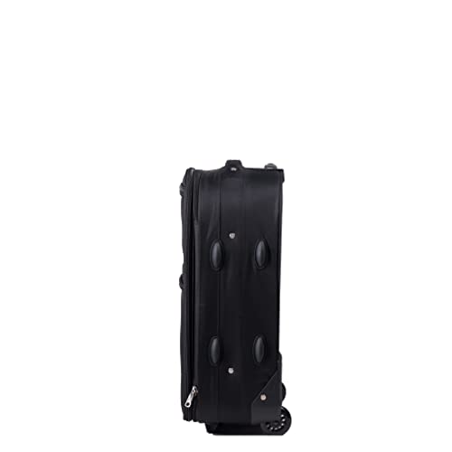 Maleta de cabina BEMON de 55cm, el equipaje negro ideal para viajar sin facturar 5
