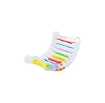MEHRU Inflatable Sensory Rocker with 20 Ball Bells, Inflatable Rocking Chairs, Sensory rocker Transparent Inflatable Chair for Children, sensory chair, Special Needs Rocking Chair for Kids Boys Girls.