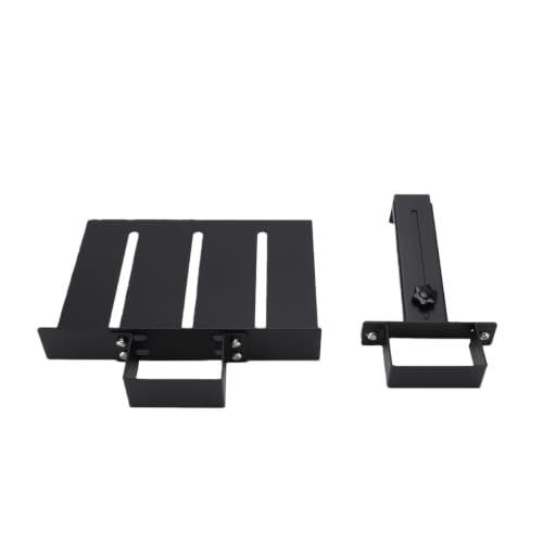 Soporte para CPU de escritorio pesado Diydeg con doble opción de montaje (80 x 50 mm) | Soporte para torre de PC bajo el escritorio, ideal para salas de juegos, oficinas en casa o estaciones de trabajo miniatura 7