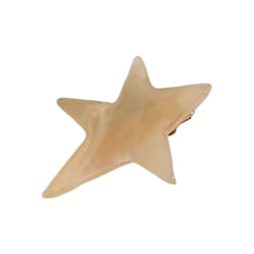 Ruiogoe Pinza para el pelo con forma de estrella irregular, accesorio para el pelo para niñas y mujeres