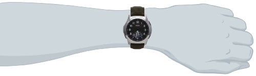 wave ceptor Faux Leather Casio Tough Solar Multiband6 Men's Modern, Analog-Digital, Green Watch Wva-M630B-3Ajf (Japan Import)