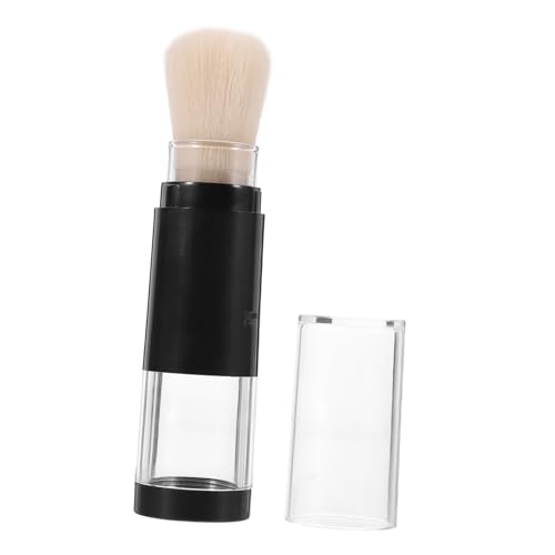 Beatifufu Travel Makeup Brush Push-type Bottle Refillable Powder Brush Makeup Supplies