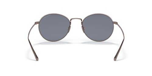 GIORGIO ARMANI Man Sunglasses Matte Gunmetal Frame, Polar Grey Lenses, 52MM4