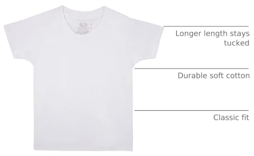Image of Fruit of The Loom Boys' Eversoft Cotton Undershirts, T Shirts & Tank Tops