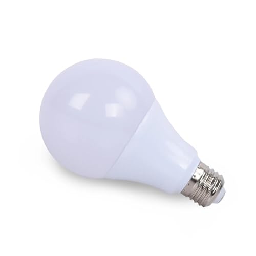 FLFGBLGKSG 10-Pack LED Light Bulbs E27 12V/24V/36V DC, 3W-15W, Warm White & Cool White for Low Voltage Lighting(Warm White,15W E27 SUPORT12-85V)