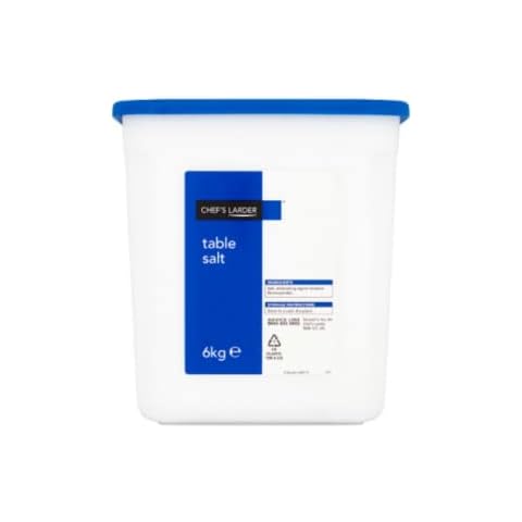 Chef's Larder Table Salt 6kg Cover