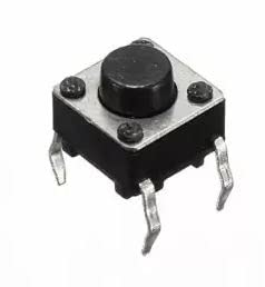 UK TRADERS Pushbutton Switch, 4 pin Tactile/Micro Switches (5mm) for Projects Electronic Components Electronic Hobby Kit (10)