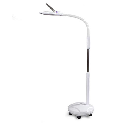 Preisvergleich Produktbild Beauty Lamp 18X LED Lupenleuchte Lupenleuchte Shadowless Light mit Staubschutzkappe Verstellbarer Schwenkarm für Schönheitskincare-Maniküre-Nagel-Ma... SPA,50W