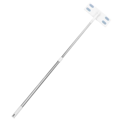 Anneome Mopa de Polvo Desmontable con Cabezal Recambiable Trapeador Práctico para de Azulejos y Mango Retráctil Antideslizante Limpieza sin Lavado Manual para y Parquet