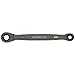 Klein Tools 68216 4-in-1 Reversible Ratcheting Box Wrench Set, Quad Wrench, SAE, 2-Piece, 1/4 to 3/4-Inch, Forged Steel, 90-Tooth