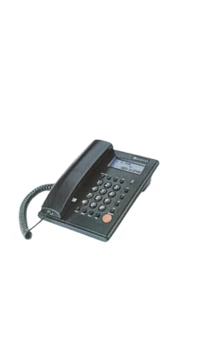 Image of M53N Corded Landline Phone, Black, LCD Display, 1 Year Warranty, Wired Telephone Instrument