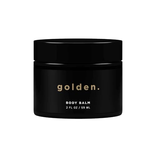 Golden Grooming Co. Men's Body Balm & Moisturizer for Extra Dry Skin – Intense Repair Body Butter with Mango Butter & Coconut Oil – Natural, Deep Hydration for All Skin Types – 1-pack