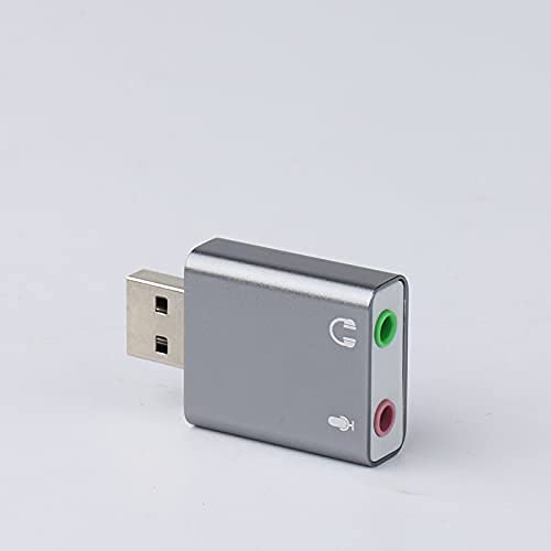 Image of IMAGINEA USB External Sound Card, External Stereo Sound Plug and Play Gaming Adapter 3.5mm Headphone and Microphone Jack for Windows, Mac, Linux BM 800 Microphone Studio Recording - Multicolor