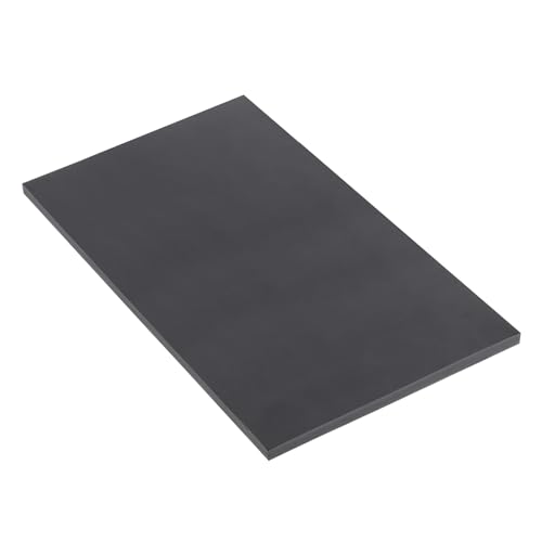 Image of Expanded PVC Plastic Sheet 0.6 inch Thick, 11 inchx17 inch Lightweight Rigid Foam Sheet, [for Crafts Signage Displays Digital Screen Printing] - Black / 1 Pcs