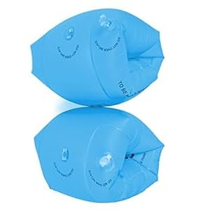 MASTANO Swimming Arm Bands for Kids Adults | Arm Floats | Swim Wings | Swim Float Band | Floater Sleeves Swimming Rings (Blue)