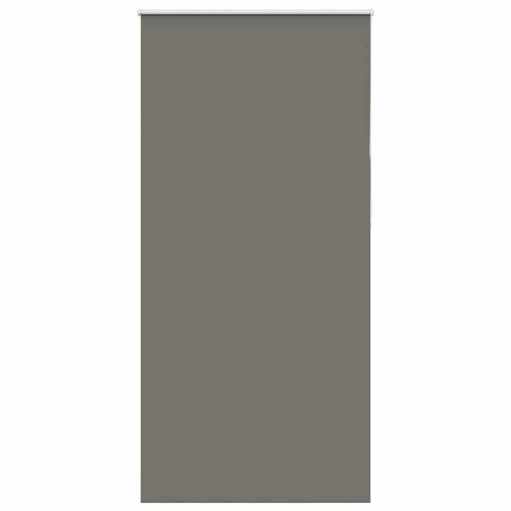 vidaXL Roller Blind Blackout Grey 115x210 cm Fabric Width 110.7 cm Polyester