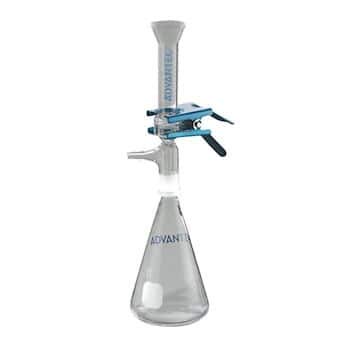 Advantec 311520 Glass Filtration Assembly for 47mm Membranes w/SS Support; 30 mL