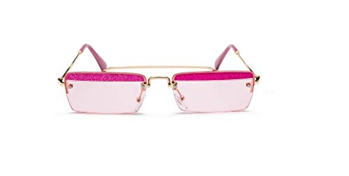 Lunettes de soleil polarisées carrées rétro femme monture métal léger protection UV BaiLun