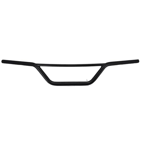 Guidon café racer 22mm noir en acier robuste pour moto