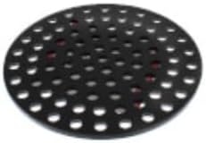 Cast Iron Floor Drain Strainer, 7 Inch, Black, Epoxy Coated, General Purpose, 1/4 Inch Thick