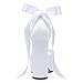 Winflag High Heel Platform Bridal Shoes Pearl Heels Wedding Shoes for Bride Platform Heeled Wedding Sandals-Ivory-6