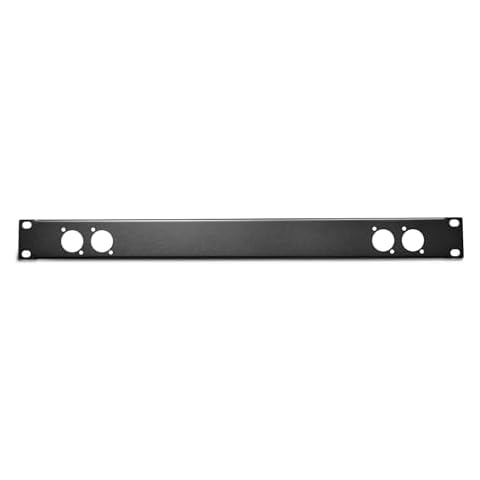 Elite Core RP1U-2X2 Rack Panel with 4 D-Series Punch-Outs, 1U Cover