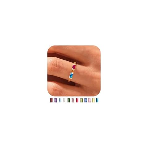 WFYOU Gold Birthstone Ring Cover