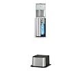 Brio Moderna 720 Touchless Bottom Load Water Cooler Dispenser for 3 & 5 Gallon Bottles Bundled with Water Cooler Dispenser Base for Brio Water Cooler