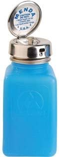 Menda 35286 Static Dissipative durAstatic™ Pure-Take Dispenser Bottle Blue 6 oz.