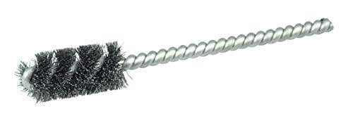 Weiler 21143 9/16" Power Tube Brush, 0.005" Steel Wire Fill, 1" Brush Length, Made in the USA (Pack of 10)