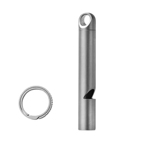 XUZHID Signal Whistles?Portable Signals Whistles Louds Emergencies Whistles with Keyring Training Whistles for Outdoor Hiking Camping Exploring