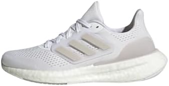 adidas Mujer Pureboost 23 Shoes, Cloud White / Grey Two / Core Black, 36 2/3 EU