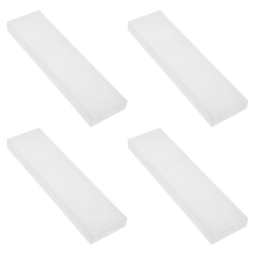 TOYANDONA Estuche de Plástico Blanco para 4 Raspadores de Lengua Caja de Almacenamiento Portátil Organizador Lavable y Compacto Adecuado para Viaje y Uso Diario