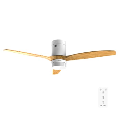 Imagen de Cecotec Ventilador de Techo con Luz con Mando a Distancia EnergySilence Aero 4600 Arctic White&Sand