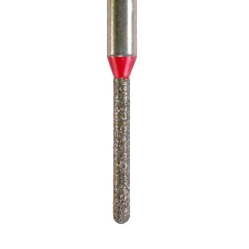 Microcopy 1210.7F NeoDiamond FG Round End Taper 1.0mm Fine Diamond Burs 25/Pk