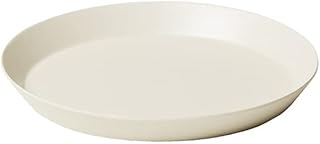 ideaco (イデアコ) 中皿 ホワイト プレート18cm Usumono(ウスモノ)