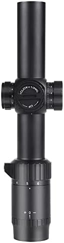 WestHunter Optics HD 1-6x24 IR LPVO Riflescope, 30 mm Red Green Illumination Tactical Precision 1/5 MIL Compact Shooting Scope | 2 Kinds of Reticles
