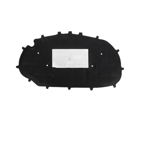 Compatible for Golf 6 / Compatible for GTI 6 Front Hood Engine Sound Insulation Cotton Pad Heat Insulation Mat Cover with Buckles(Aluminum Sheet)