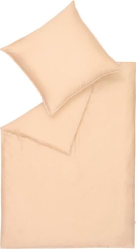 ESPRIT Home Bettwäsche-Garnitur Washed Cotton Farbe Peach Größe 200x200+2x80x80